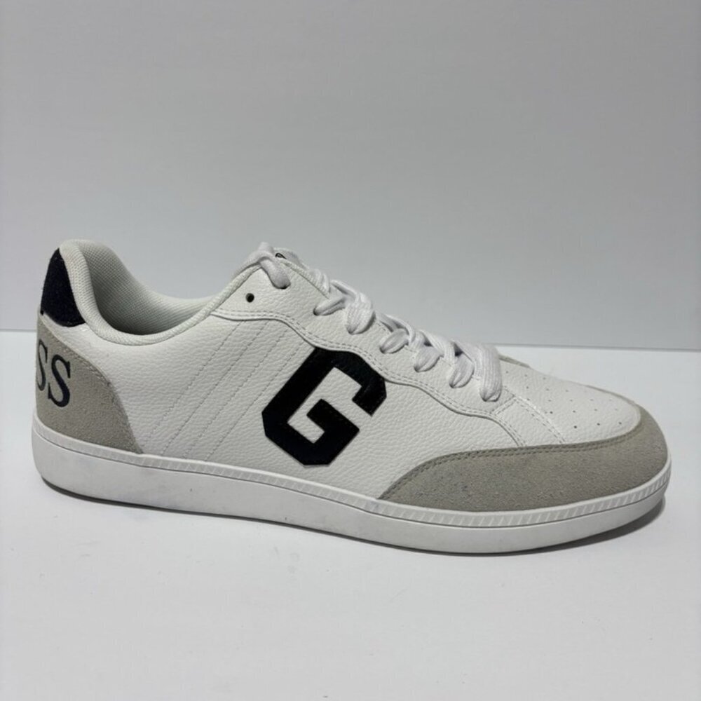 Guess Men’s Barko White Lace-Up Sneakers, Size 11 M